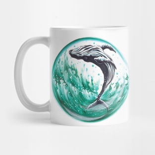 Whale bubble Mug